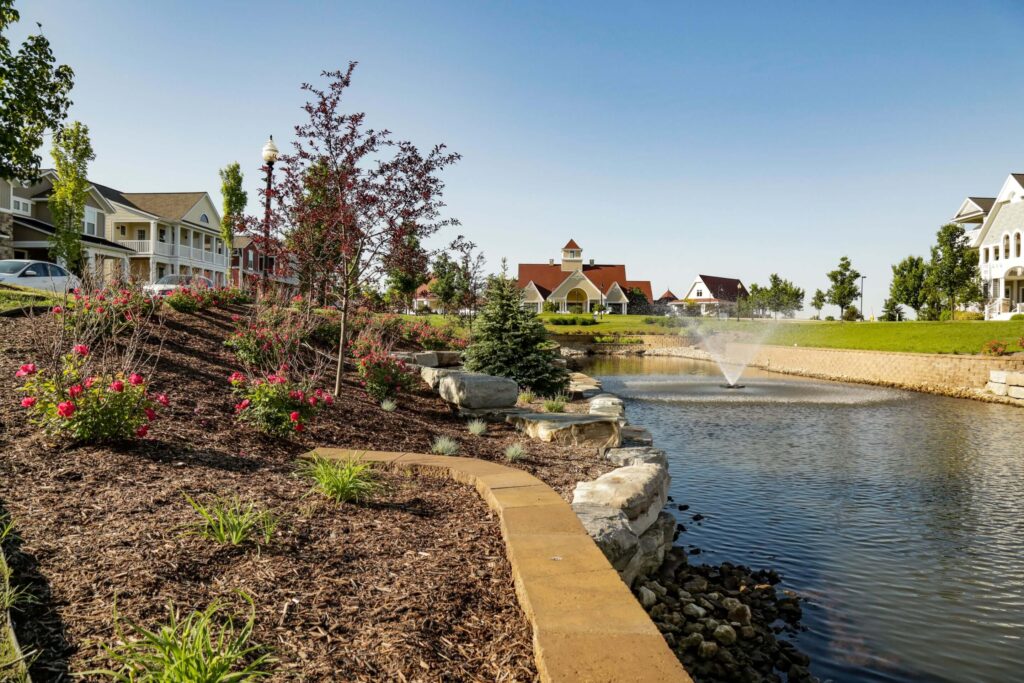 landscape design pond fountains waterscaping boschs holland mi 2